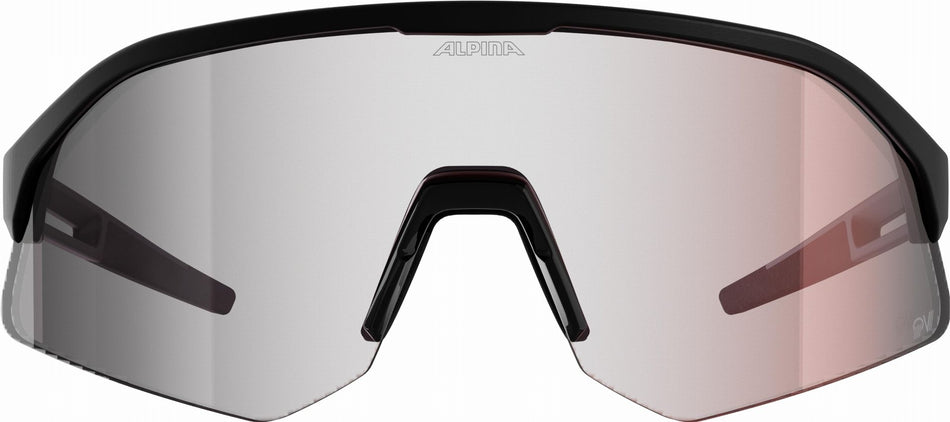 Alpina Sonic HR M QV Sportbrille black matt/quattro/variofl.mirror+ rainb. one size