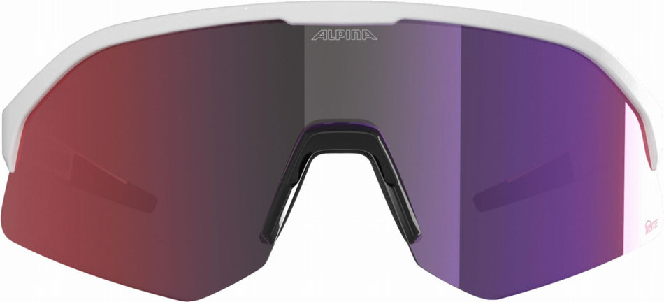 Alpina Sonic HR M Q-Lite Sportbrille white gloss/mirror pink one size