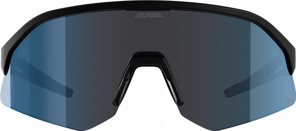 Alpina Sonic HR M Q-Lite Sportbrille black matt/mirror blue one size