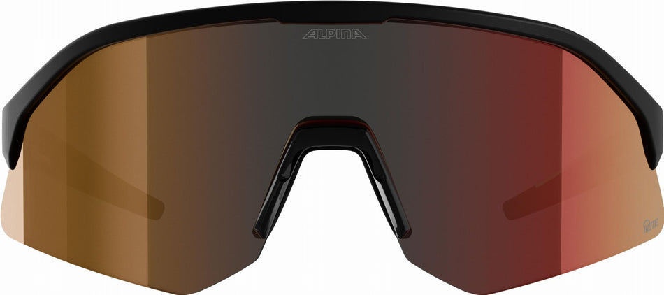 Alpina Sonic HR M Q-Lite Sportbrille black matt/mirror red one size