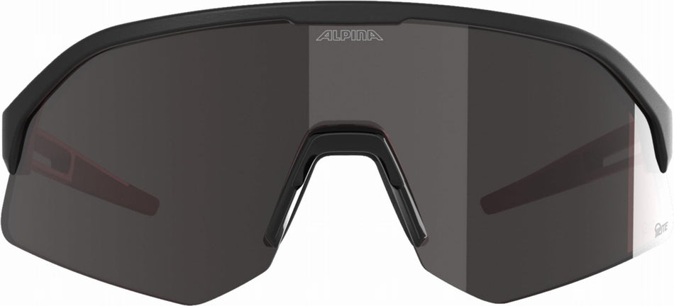 Alpina Sonic HR M Q-Lite Sportbrille black matt/mirror silver one size