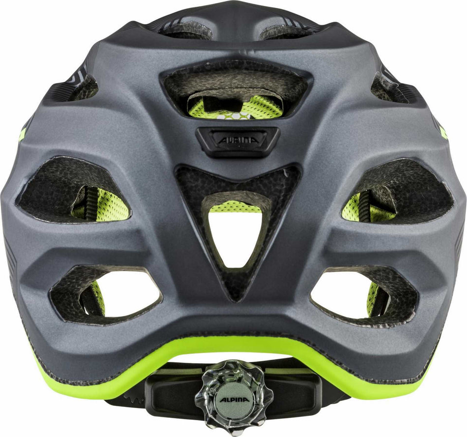 Alpina Carapax Junior Kinder-Helm black-neon-yellow 51-56 cm