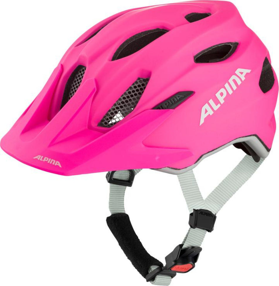 Alpina Carapax Junior Kinder-Helm shocking-pink matt 51-56 cm