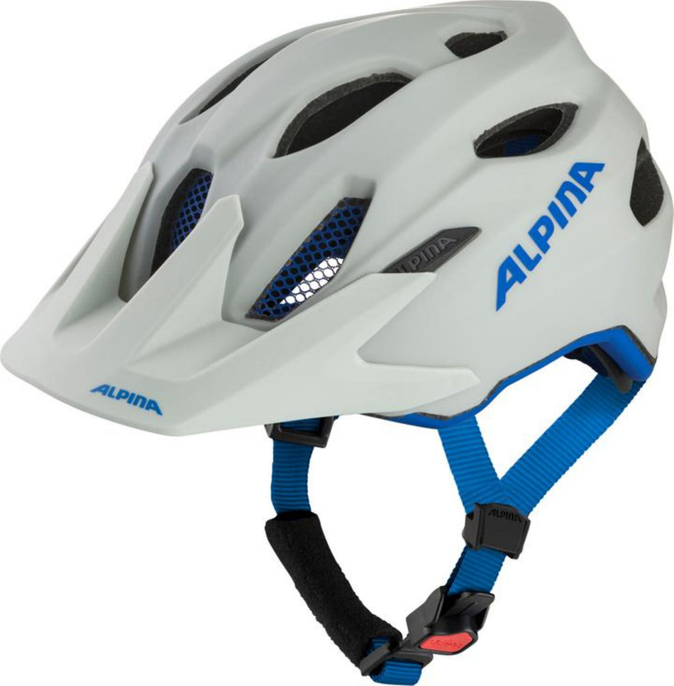 Alpina Carapax Junior Kinder-Helm smoke-grey blue matt 51-56 cm