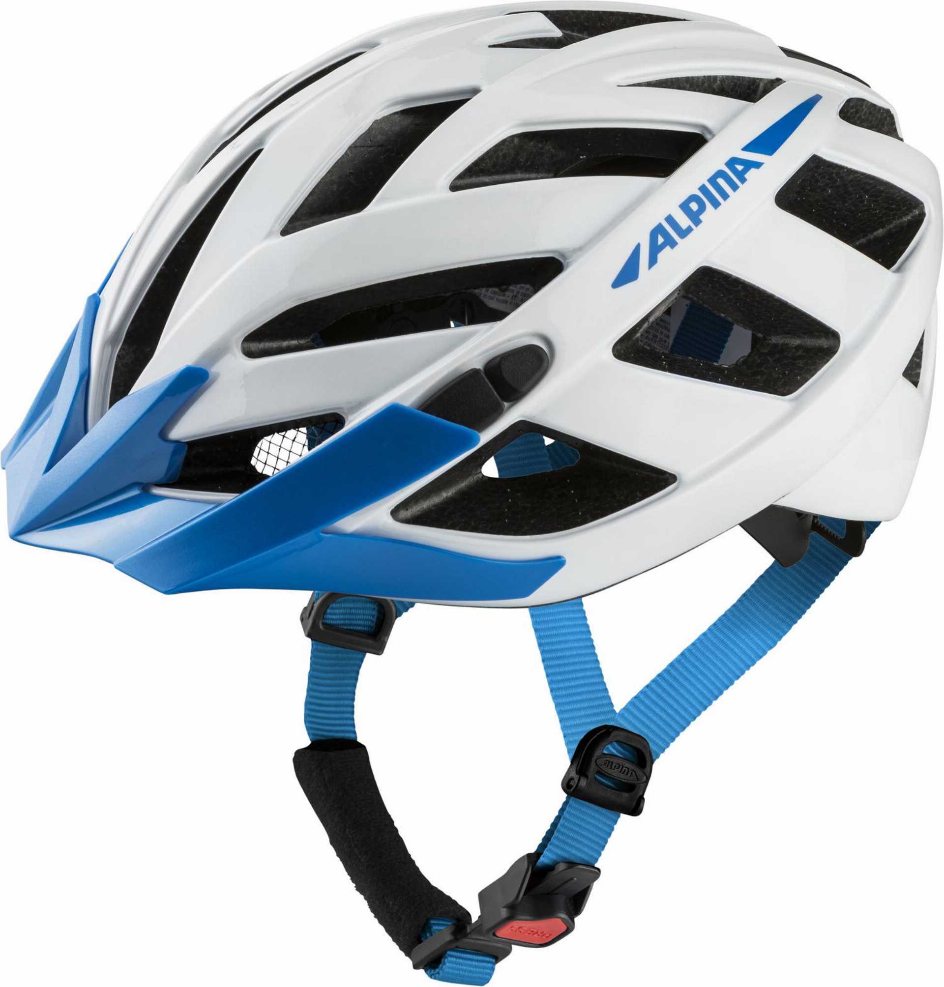 Alpina Panoma 2.0 Helm white-blue gloss - 52-57 cm