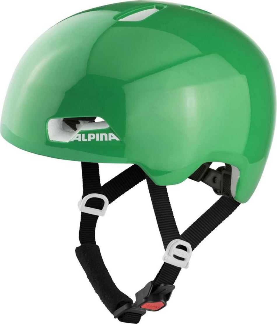 Alpina Hackney Kinder-Helm green gloss