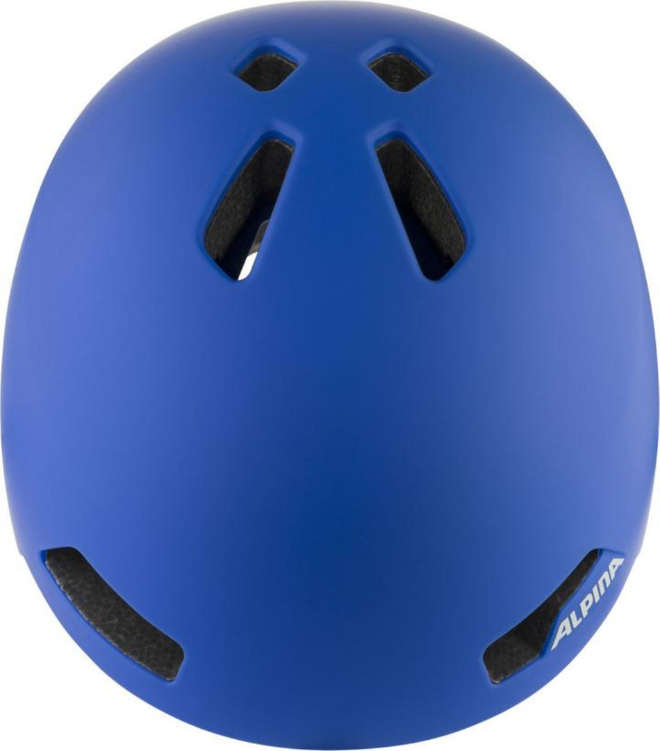 Alpina Hackney Kinder-Helm royal-blue matt