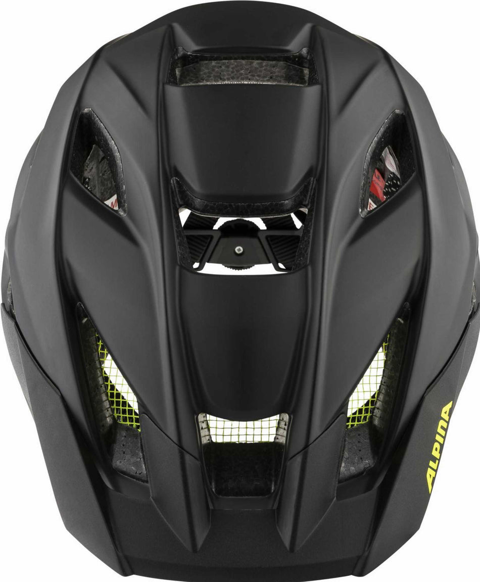 Alpina Kamloop MTB-Helm black-neon-yellow matt