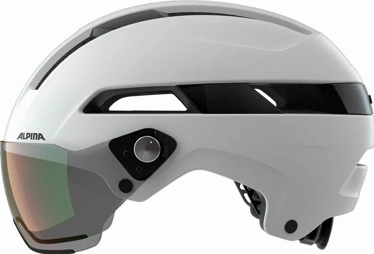 alpina fahrradhelm sonnenblende entfernen Alpina Soho Visor V Helm white matt – Biketech24