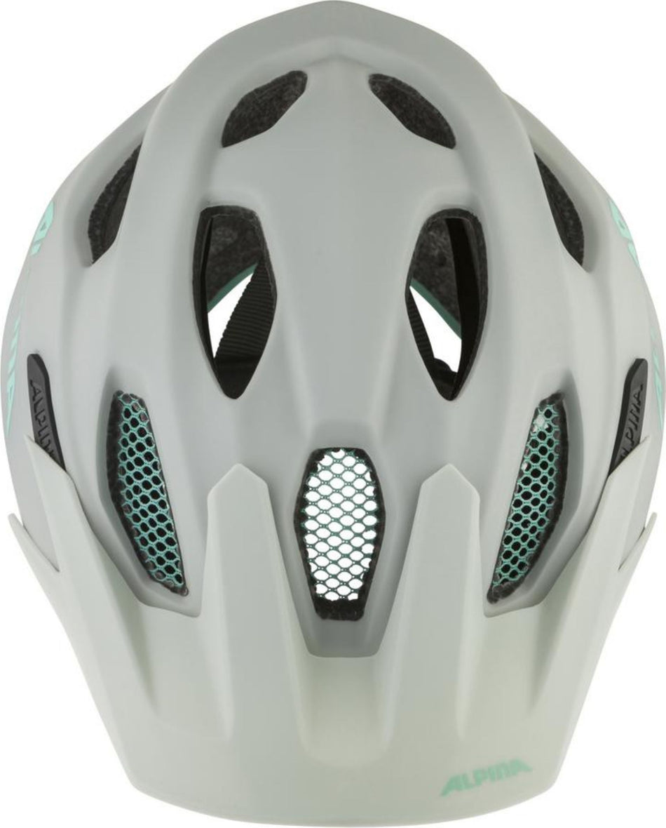Alpina Apax Junior Mips Kinder-Helm smoke-grey turquoise matt 51-56 cm