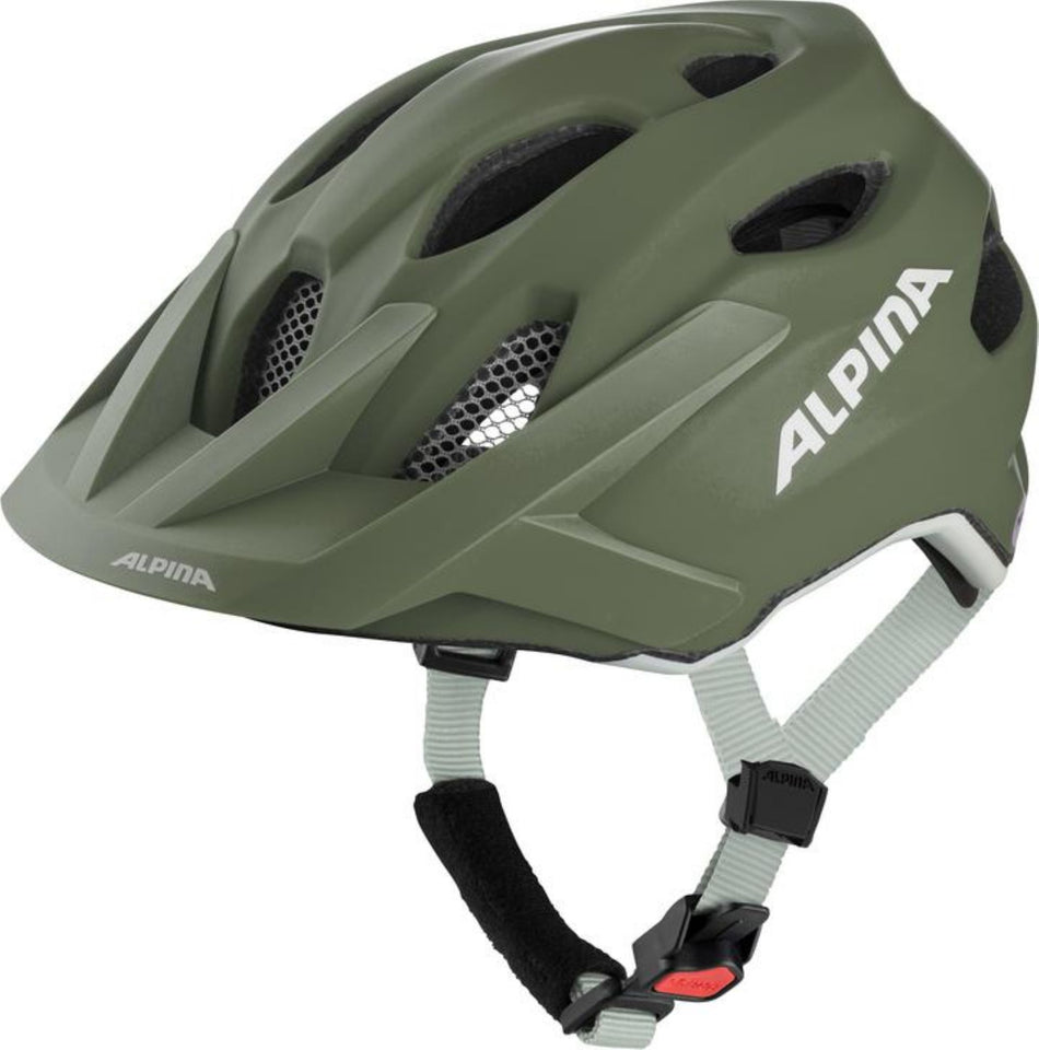 Alpina Apax Junior Mips Kinder-Helm olive matt 51-56 cm