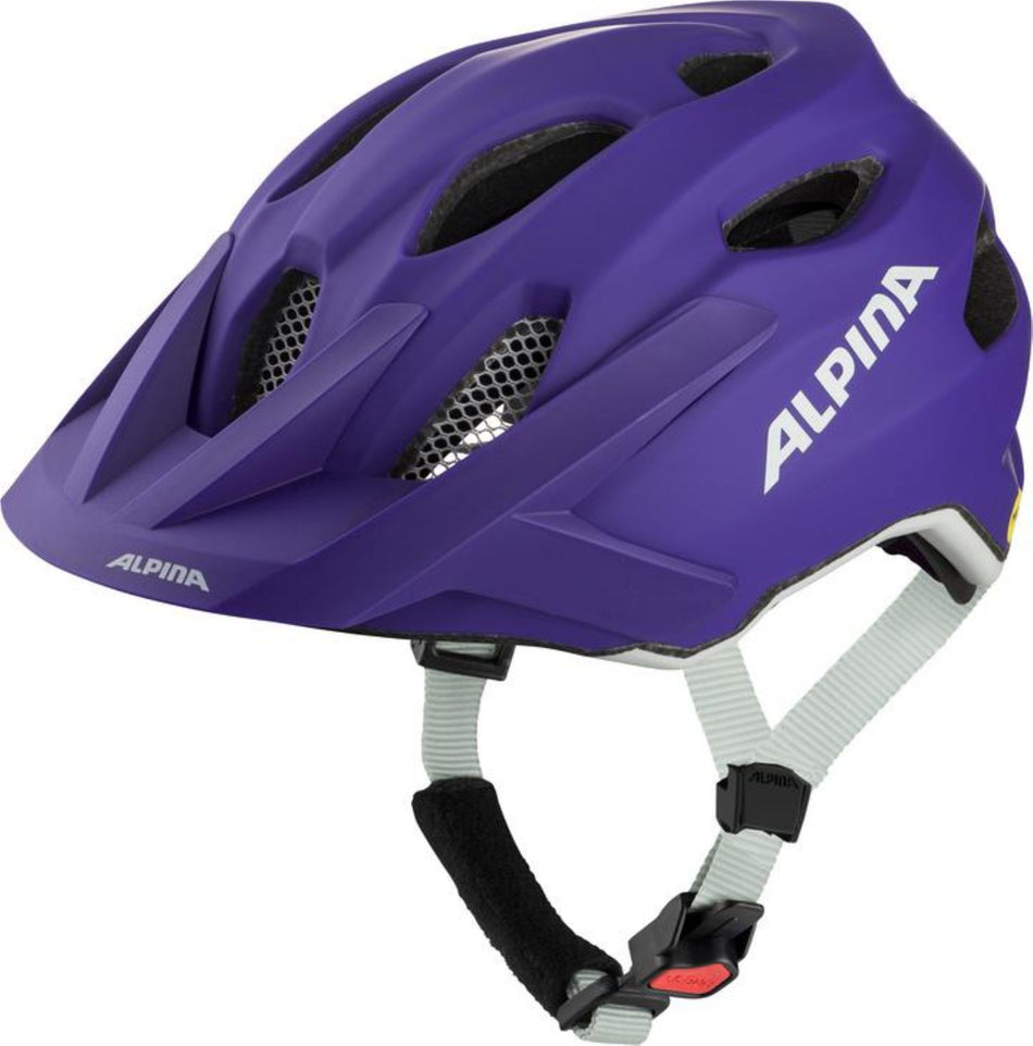 Alpina Apax Junior Mips Kinder-Helm midnight-purple matt 51-56 cm