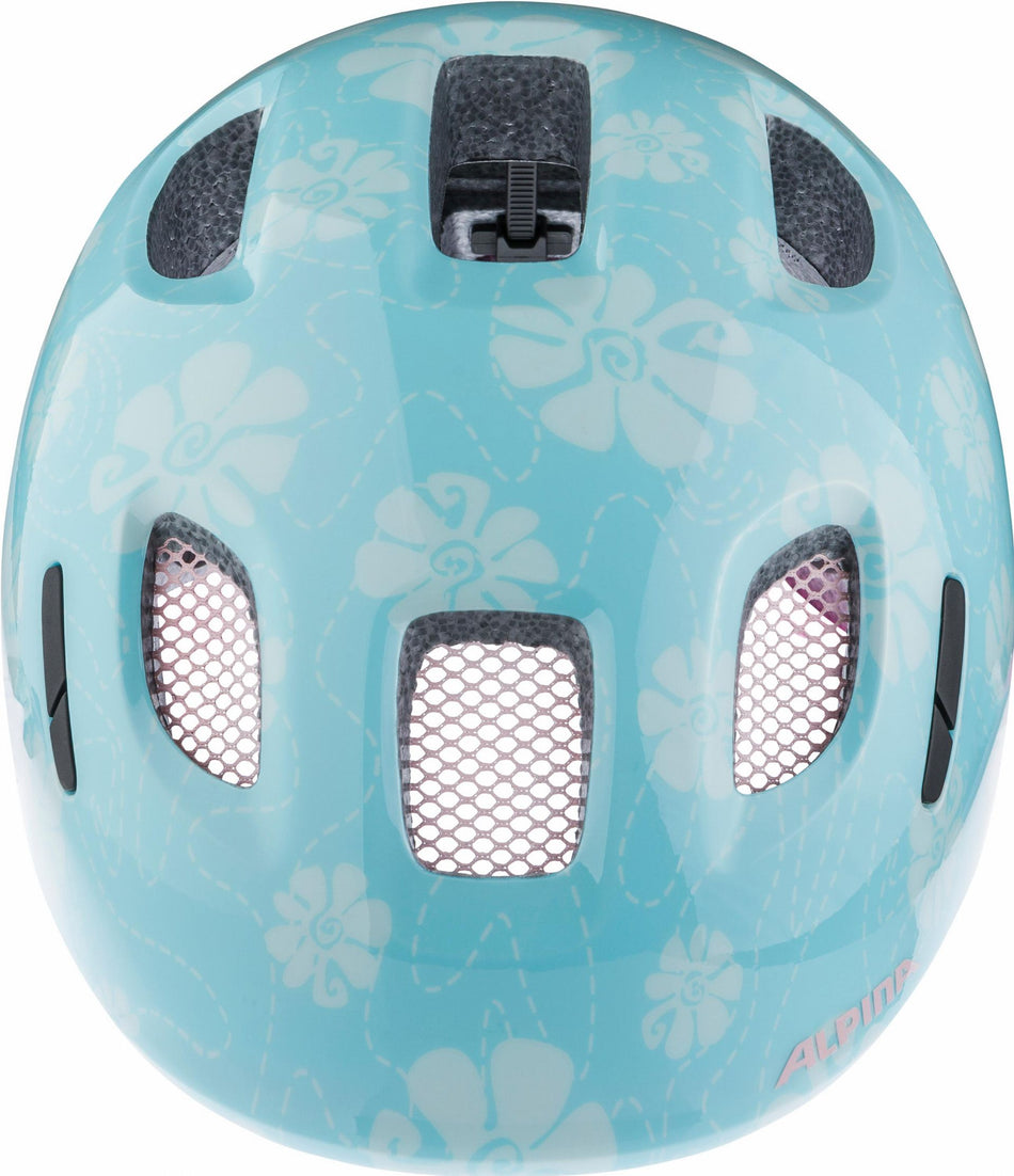 Alpina Ximo 2 Kinder-Helm aqua-rose flower gloss