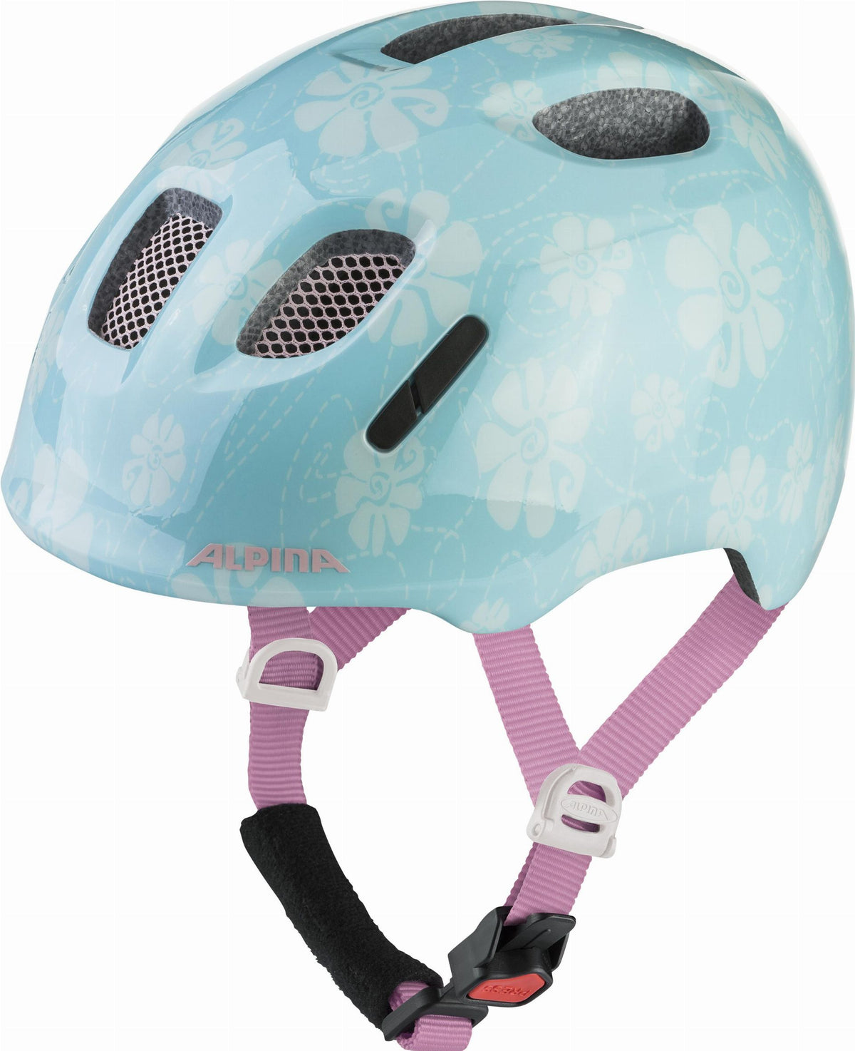 Alpina Ximo 2 Kinder-Helm aqua-rose flower gloss – Biketech24