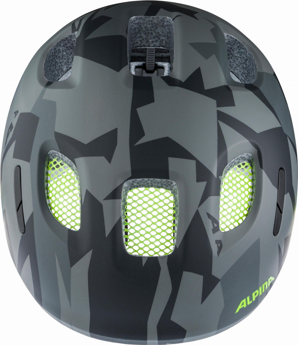 Alpina Ximo 2 LE Kinder-Helm black neon camo matt