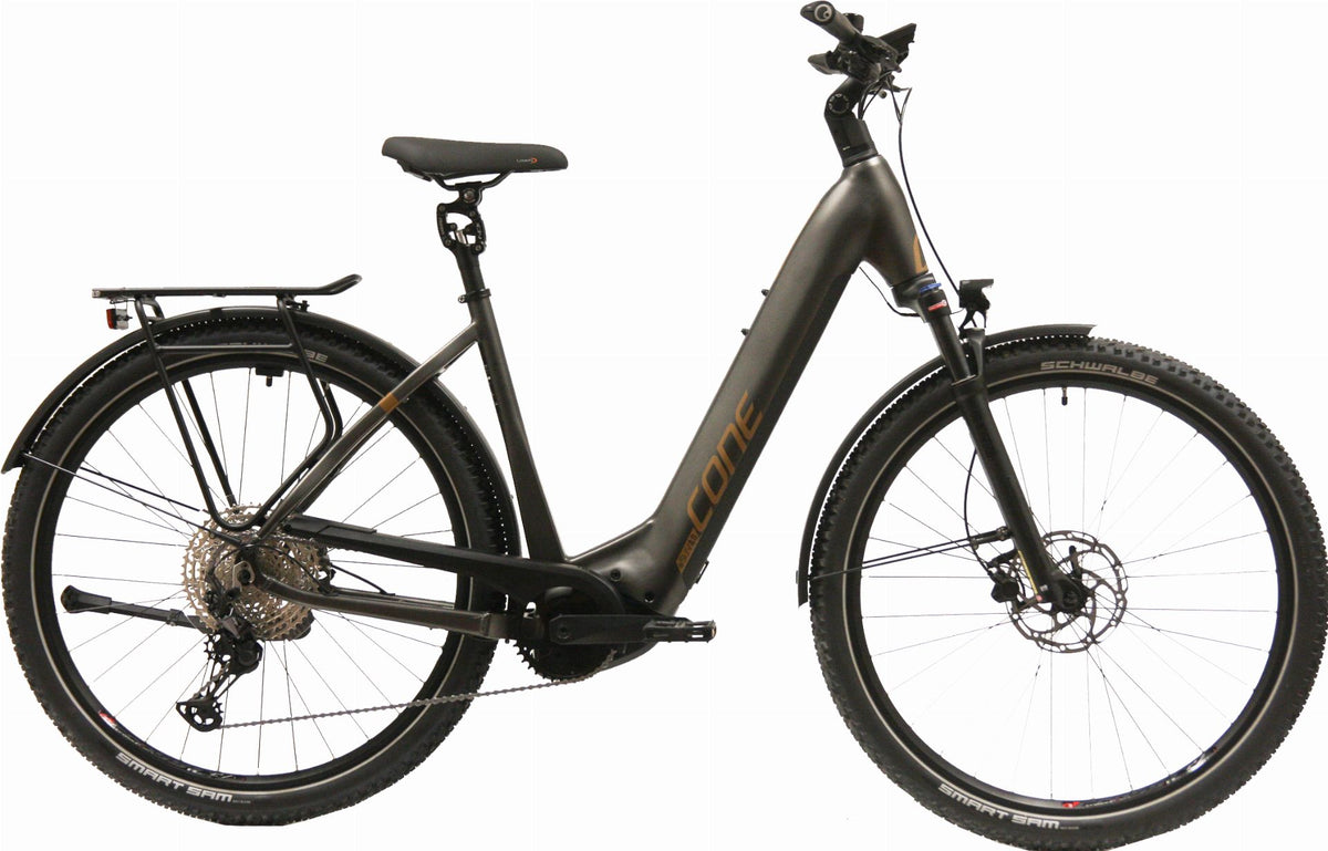 cone mountainbike 29 zoll Cone eSUV IN 4.0 750 Wh E-Bike Wave 29" dunkel grau/braun – Biketech24