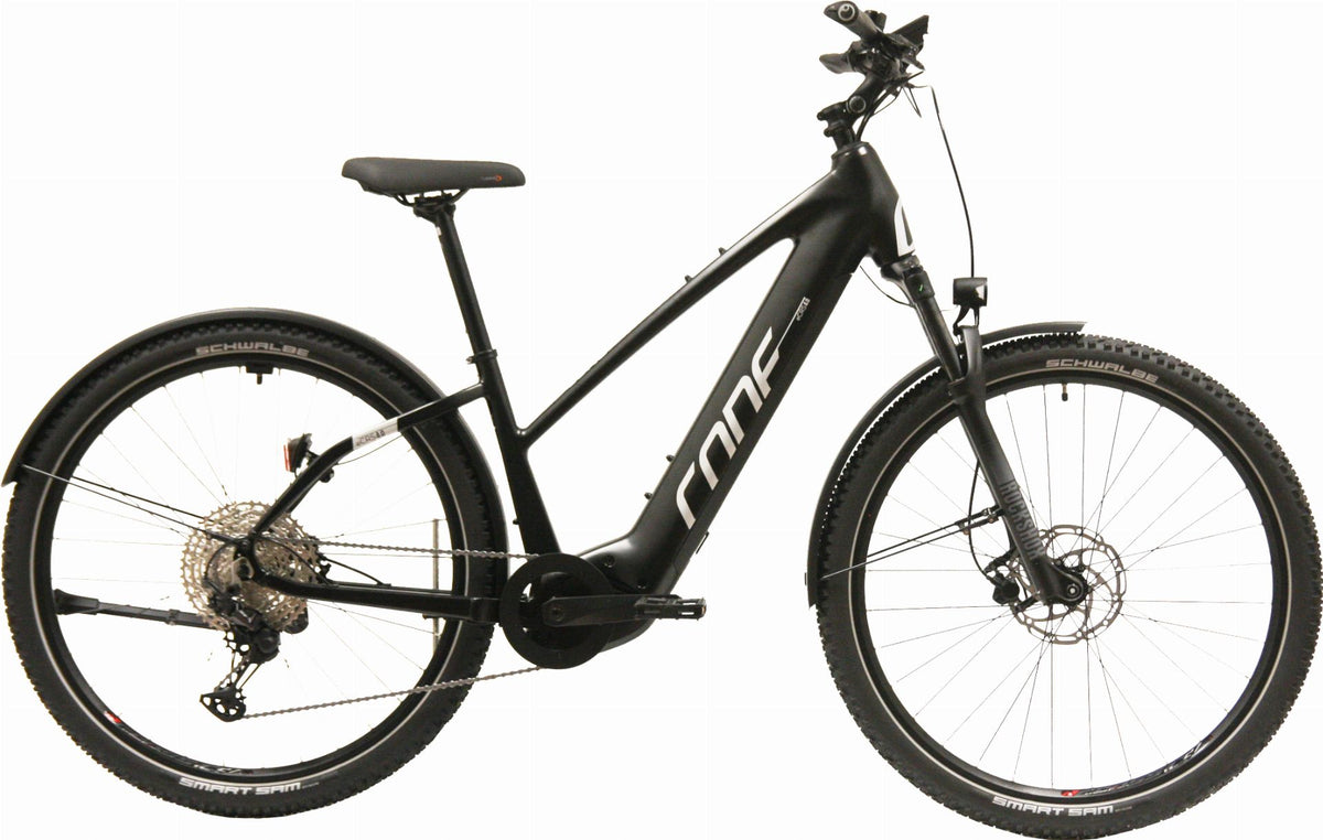 e bike cross oder mountainbike Cone eCross IN 4.0 750 Wh E-Bike Trapez 29" schwarz/grau – Biketech24