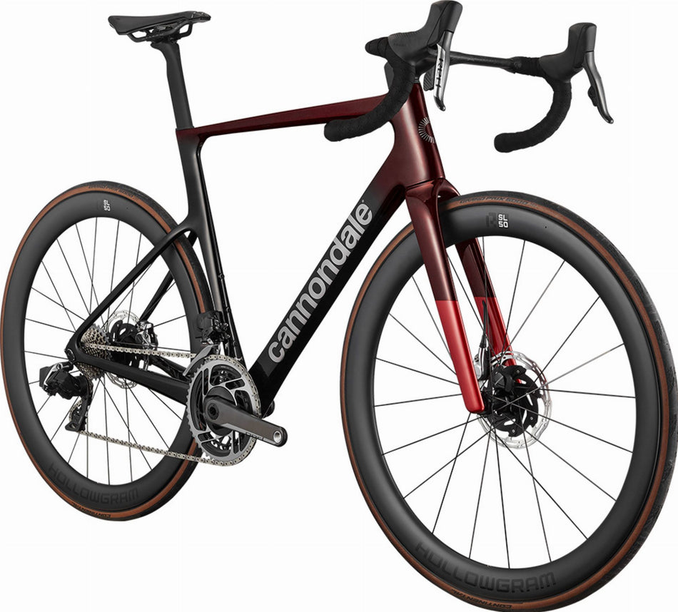 Cannondale SuperSix EVO Hi-MOD 1 Rennrad Diamant 28" tinted red