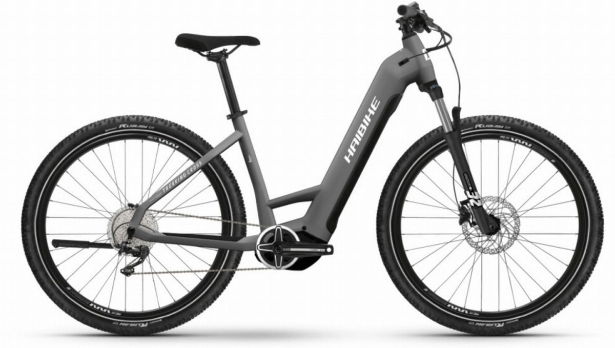 e bike haibike trekking 4 Haibike Trekking 4 Cross 720 Wh E-Bike Wave 27,5" dark silver/pearl