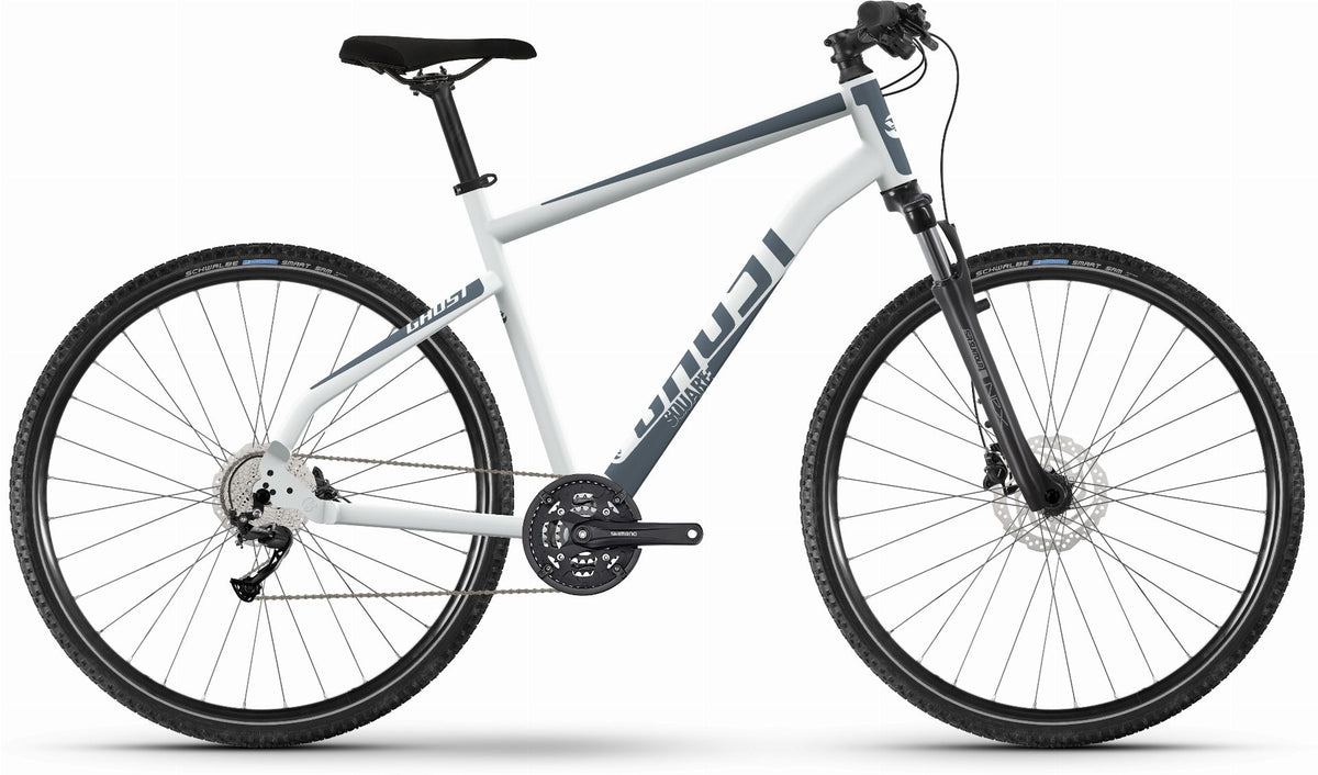 Ghost Square Cross Crossrad Diamant 28" light grey / dark grey - matt - M