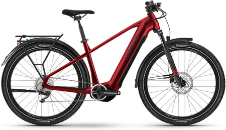 diamant damenrad e bike Haibike Trekking 5 720 Wh E-Bike Diamant 27,5" dynamite red/black