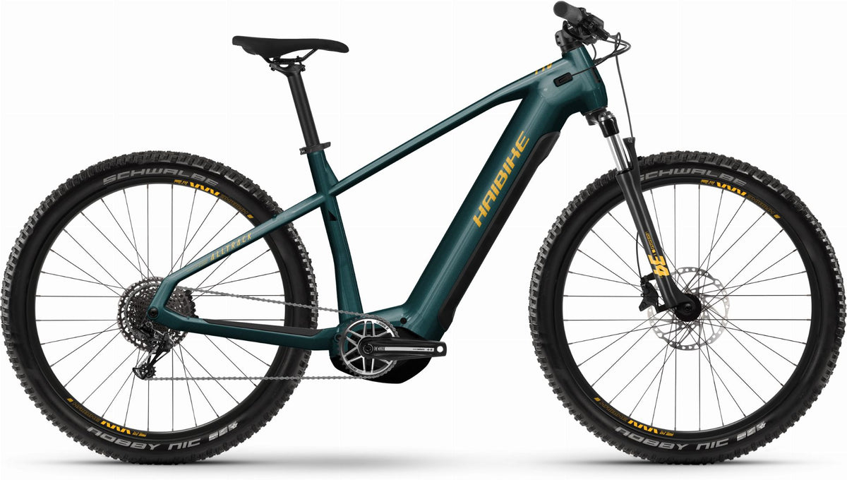diamant fahrrad orange Haibike AllTrack 6 720 Wh E-Bike Hardtail Diamant 29" ocean/orange/bla – Biketech24