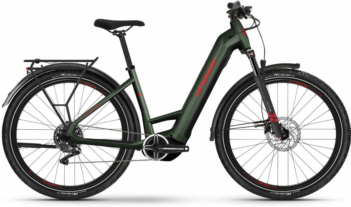 e bike haibike trekking Haibike Trekking 5 720 Wh E-Bike Wave 27,5" olive/red