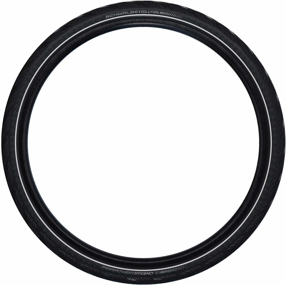 Schwalbe Marathon Efficiency Super Race, V-Guard, Evolution Line, Faltreifen 27,5" Addix Race black-reflex