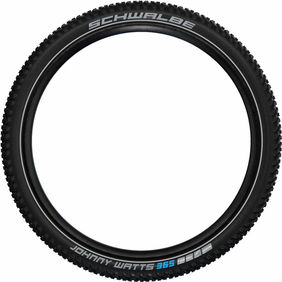 Schwalbe Johnny Watts 365 DD, GreenGuard, Performance Line, SnakeSkin Drahtreifen 27,5" Addix 4Season black-reflex