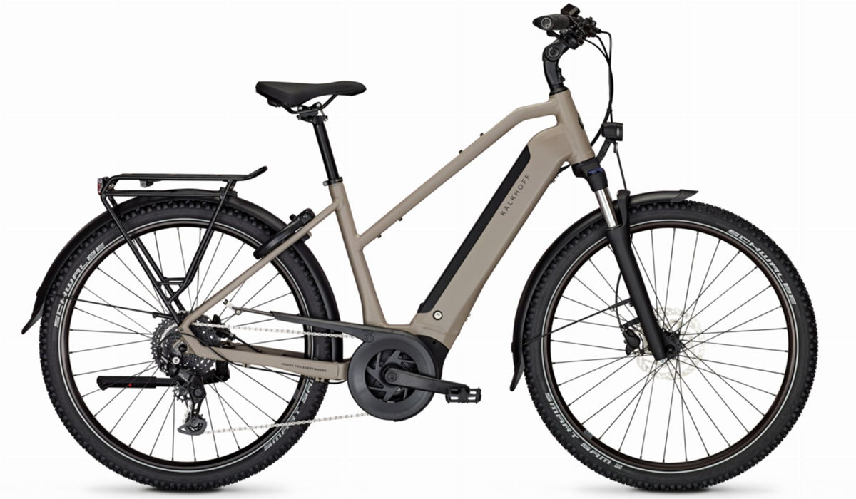 damen e bike 500wh Kalkhoff Entice 3 Move 500 Wh E-Bike Trapez 27,5" moonstonegrey matt – Biketech24