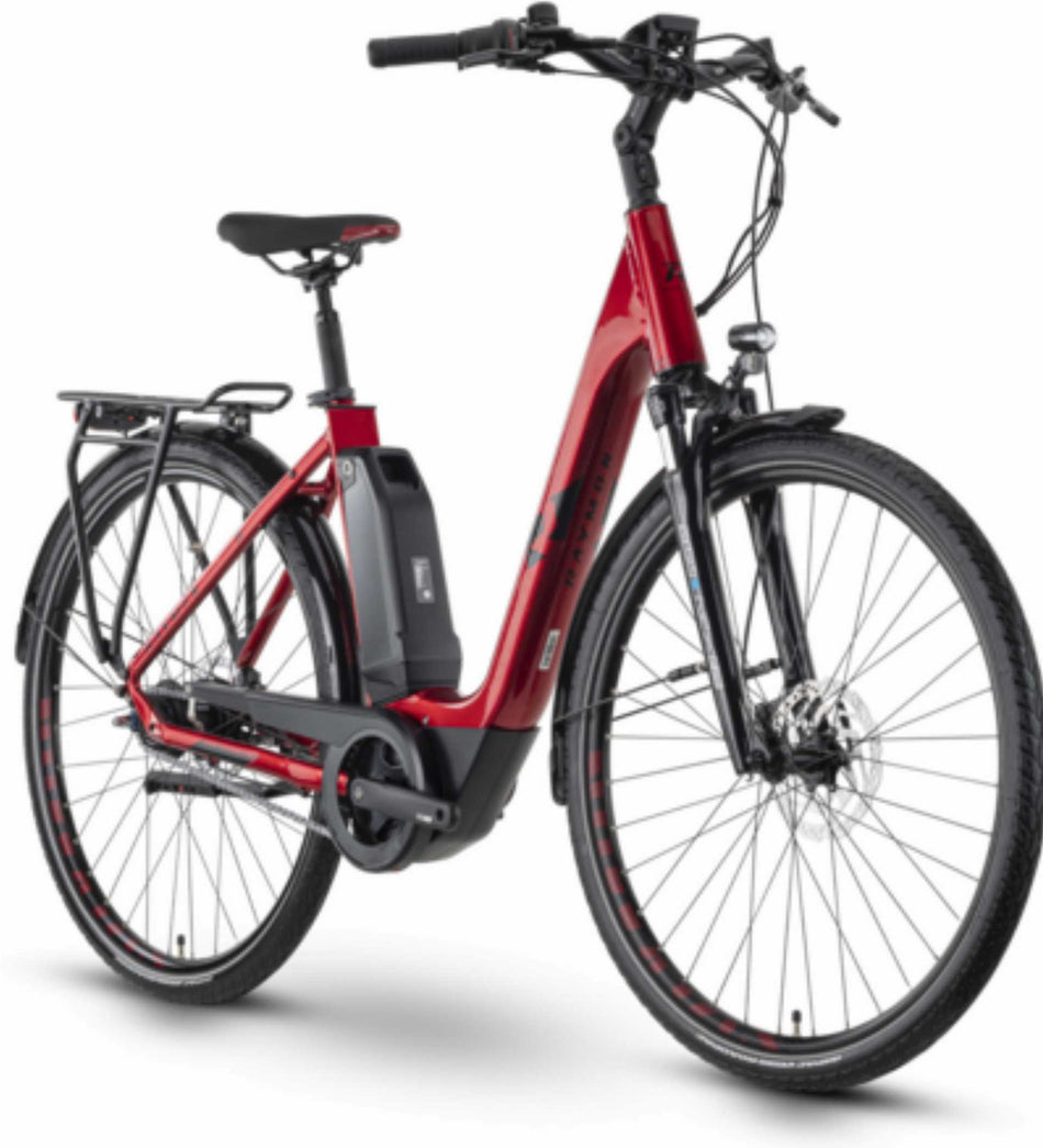 Raymon CityRay E 4.0 CB 500 Wh E-Bike Wave 28" red/black