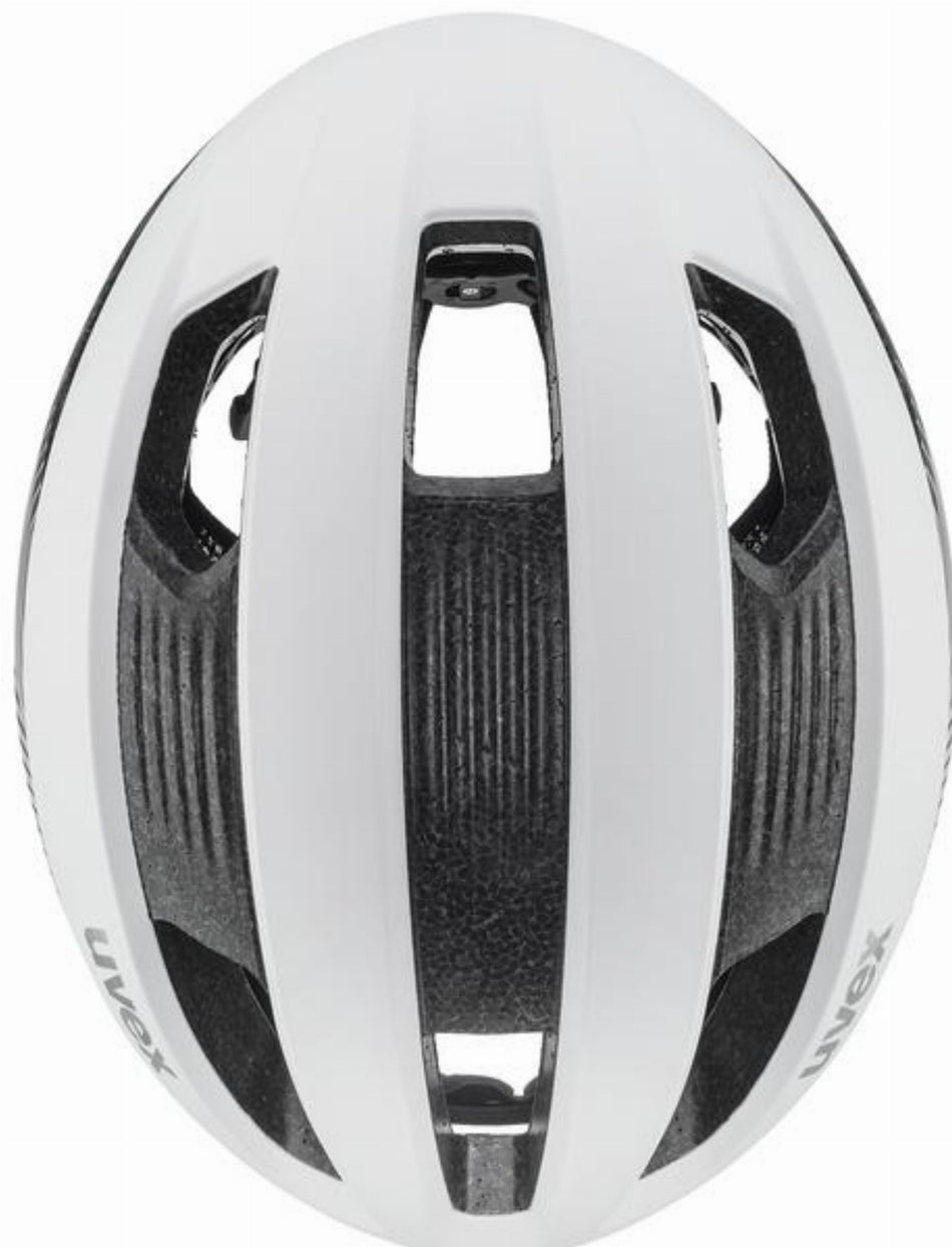 Uvex Rise CC WE Rennrad-Helm white-grey matt