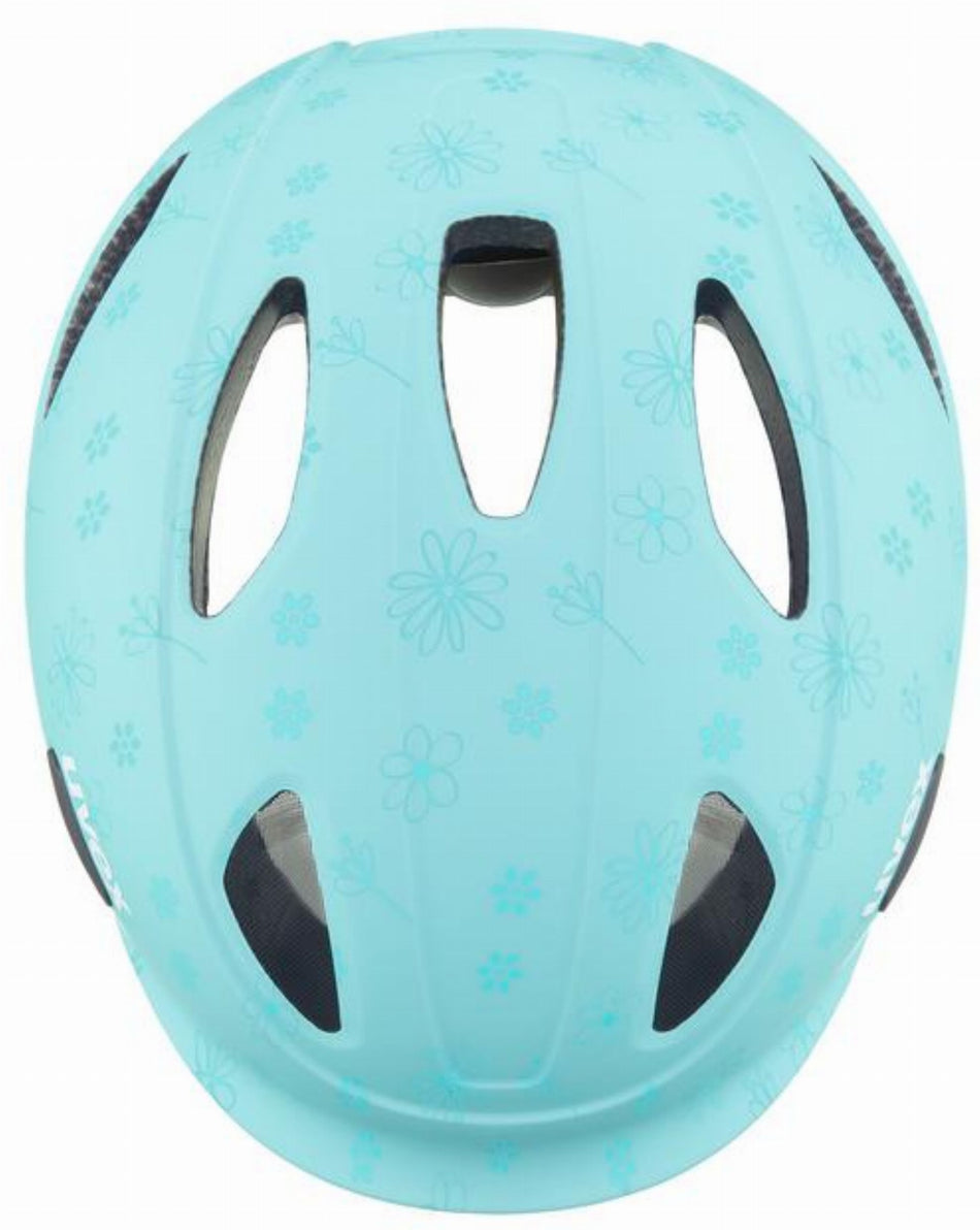 Uvex Oyo Style Kinder-Helm flowers cyan matt