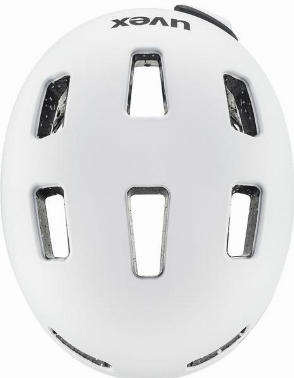 Uvex City 4 Helm white skyfall matt