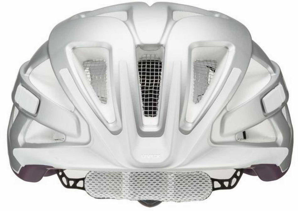 Uvex City Active Helm silver plum matt