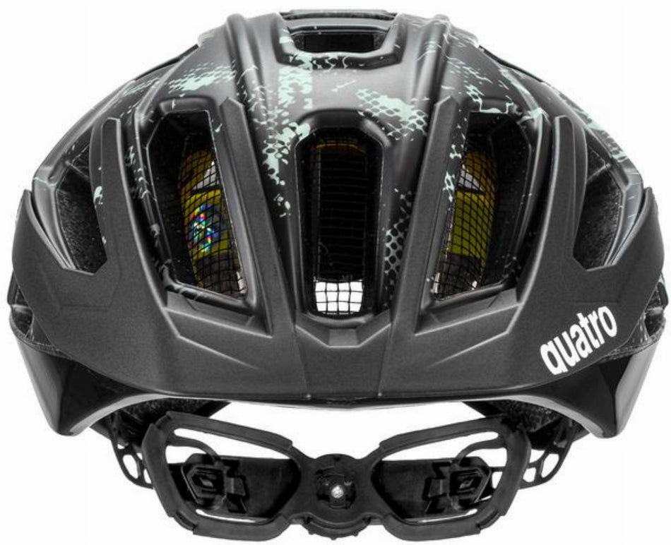 Uvex Quatro CC Mips MTB-Helm black-jade matt