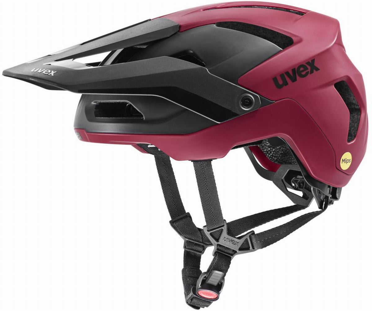 Uvex Renegade Mips MTB-Helm ruby red-black matt - 54-58 cm