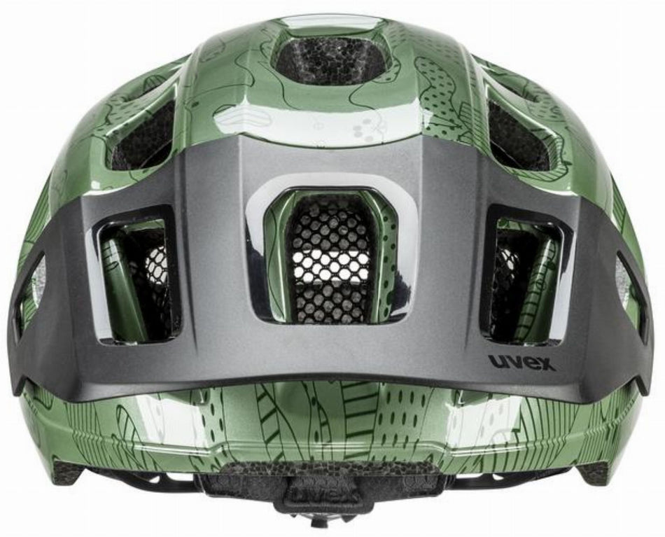 Uvex React Jr. Kinder-Helm moss green altimeter 52-56 cm