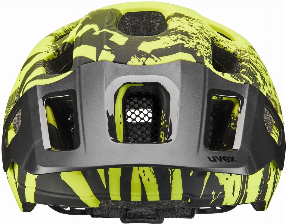 Uvex React Jr. Mips Kinder-Helm lime - black 52-56 cm