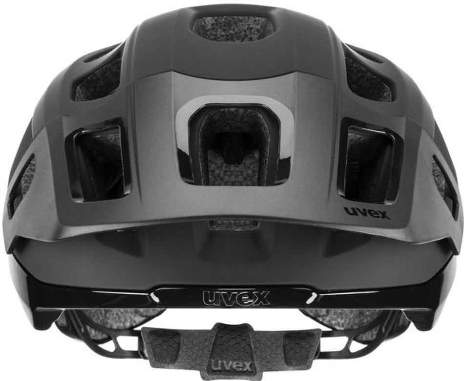Uvex React MTB-Helm black matt