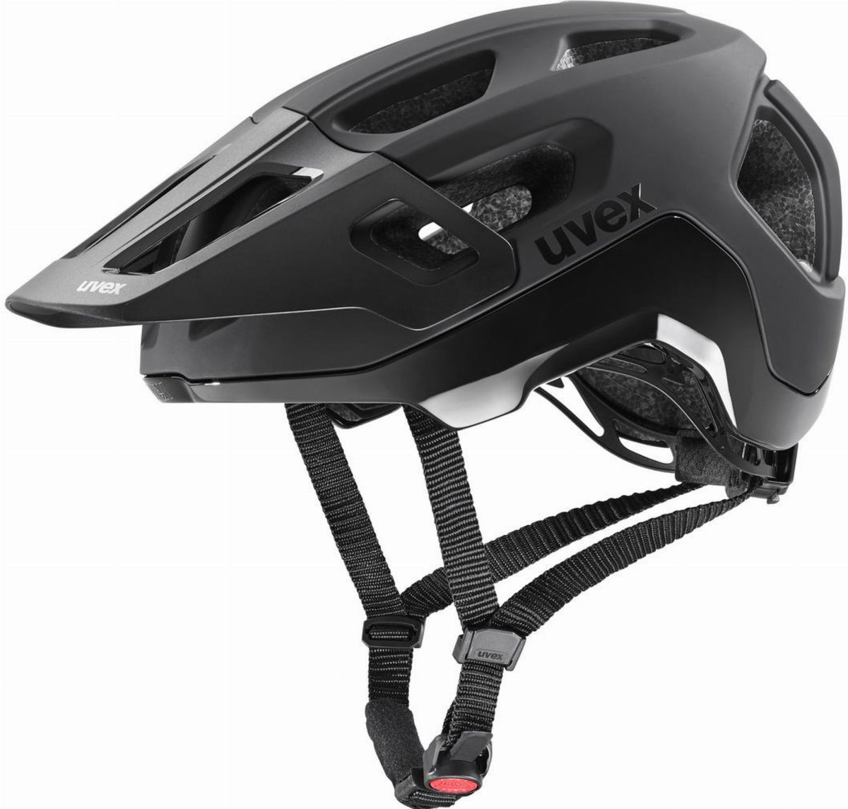 Uvex React MTB-Helm black matt - 52-56 cm