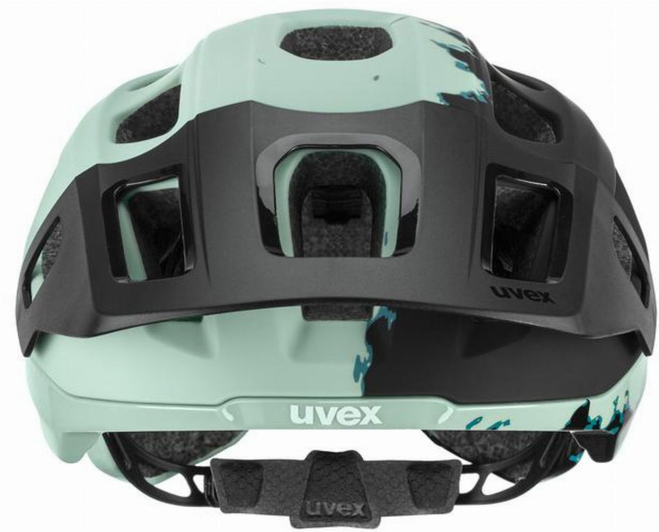 Uvex React MTB-Helm jade-black matt