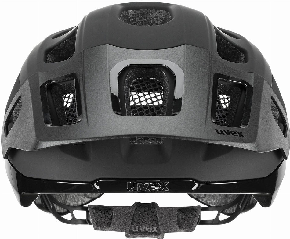 Uvex React MTB-Helm black matt