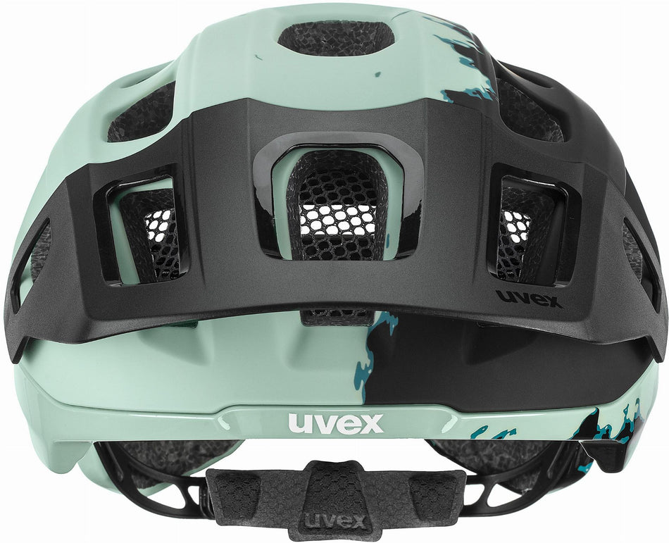 Uvex React MTB-Helm jade-black matt