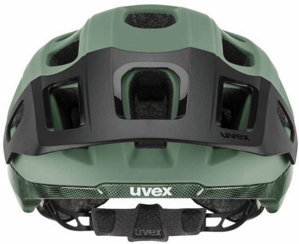 Uvex React Mips MTB-Helm moss green-black matt
