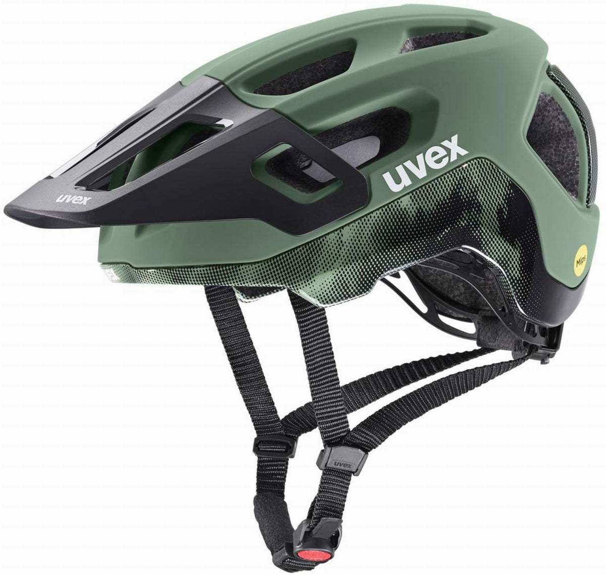 Uvex React Mips MTB-Helm moss green-black matt - 56-59 cm