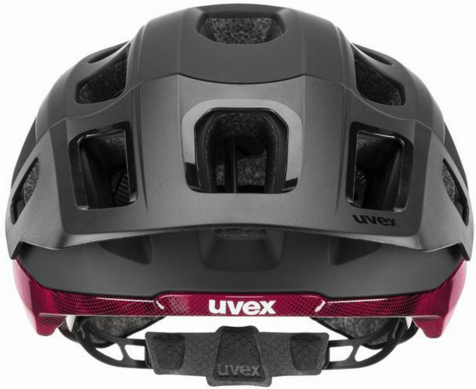 Uvex React Mips MTB-Helm black-ruby red matt