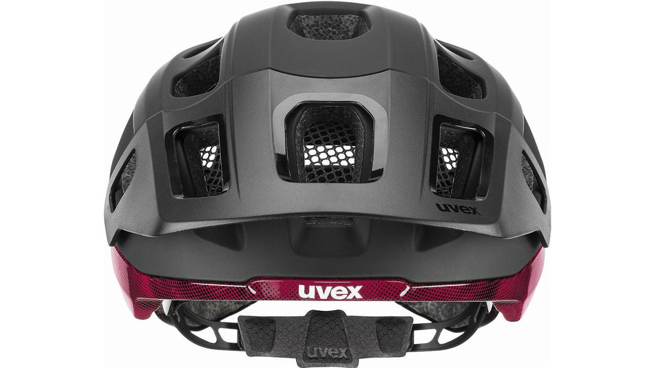 Uvex React Mips MTB-Helm black-ruby red matt