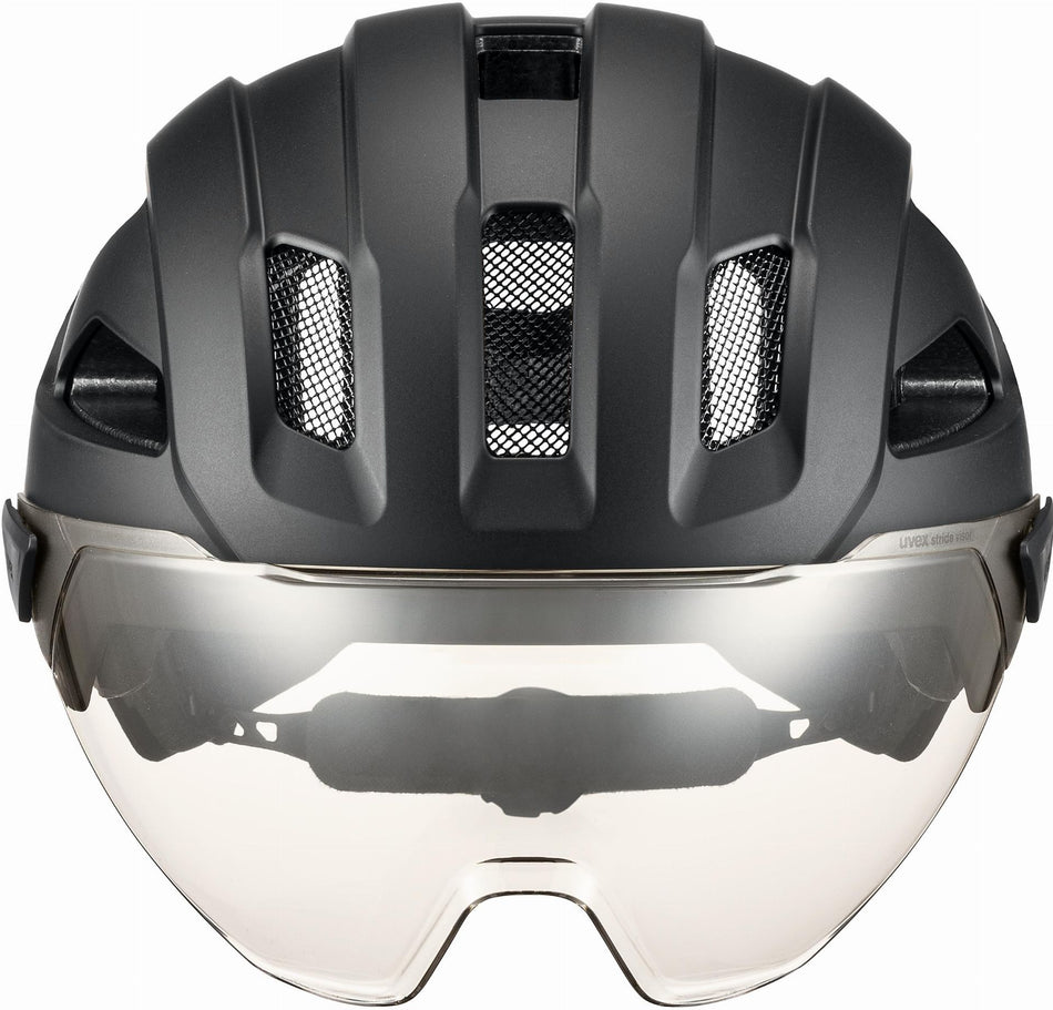 Uvex Stride Visor Helm black matt