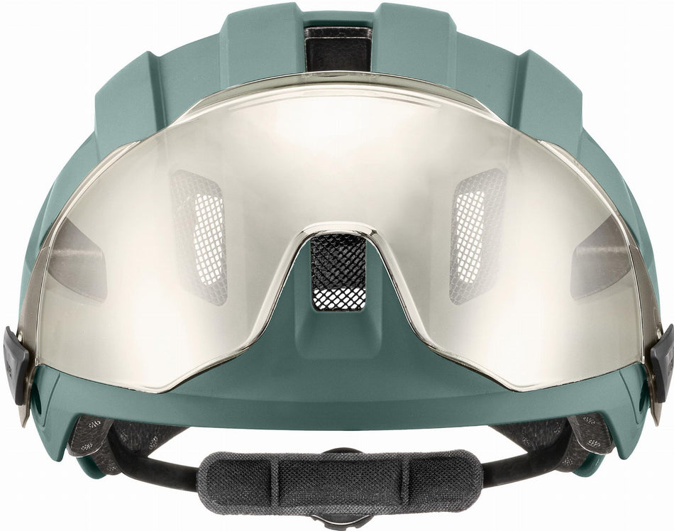 Uvex Stride Visor Mips Helm sage green matt